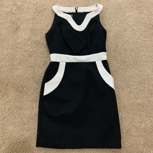 Black and white dress